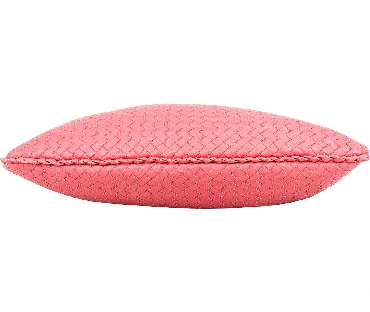 Bottega Veneta Intrecciato Leather Belly Shoulder Bag Roze