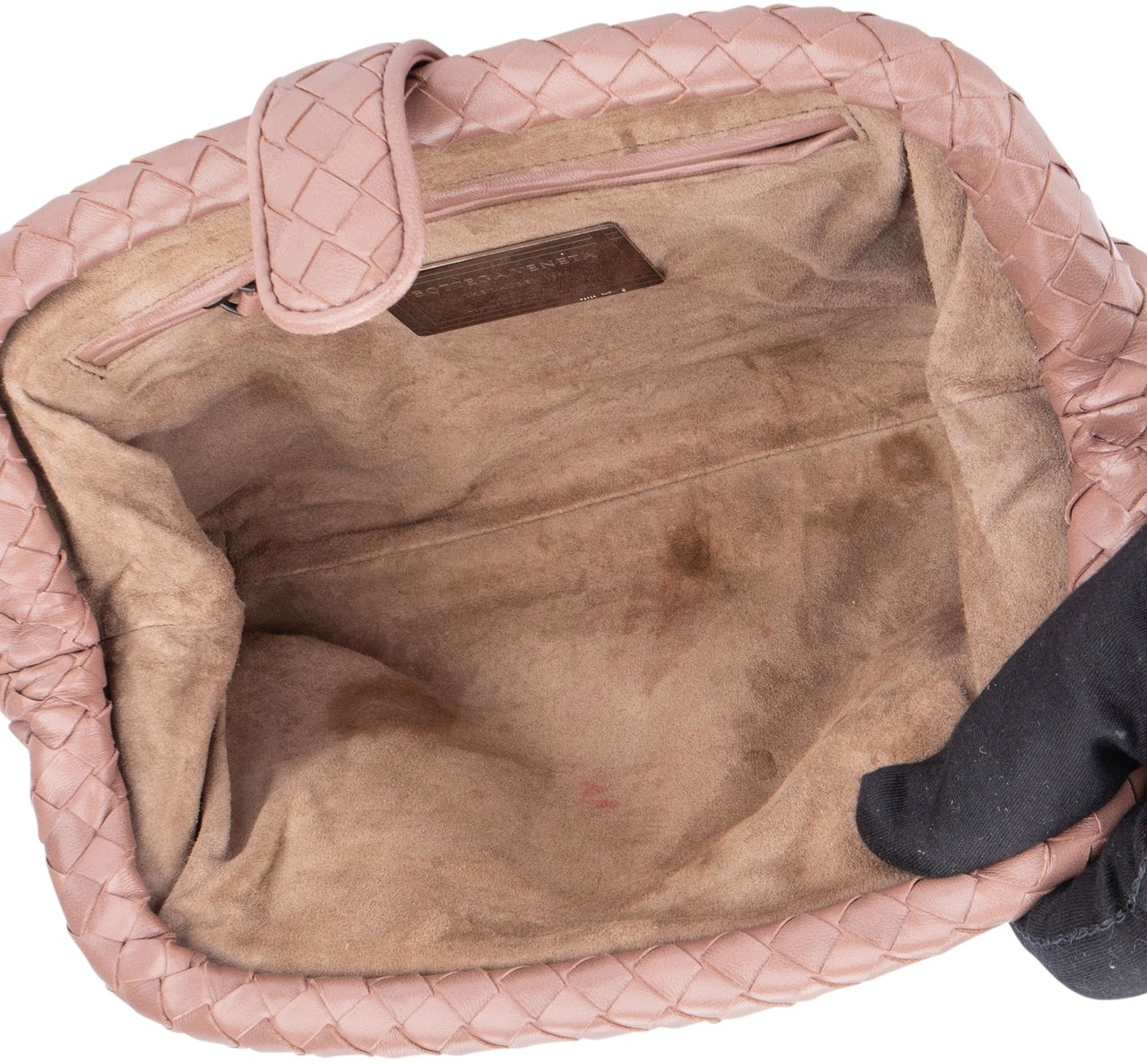 Bottega Veneta Bottega Veneta Rose Intrecciato Leather The Lauren Clutch Divers