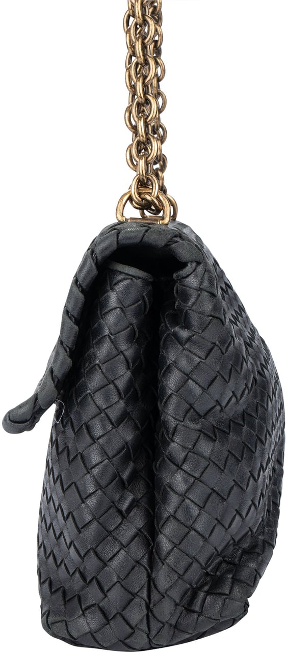 Bottega Veneta Bottega Veneta Intrecciato Leather Olympia Crossbody Bag Divers