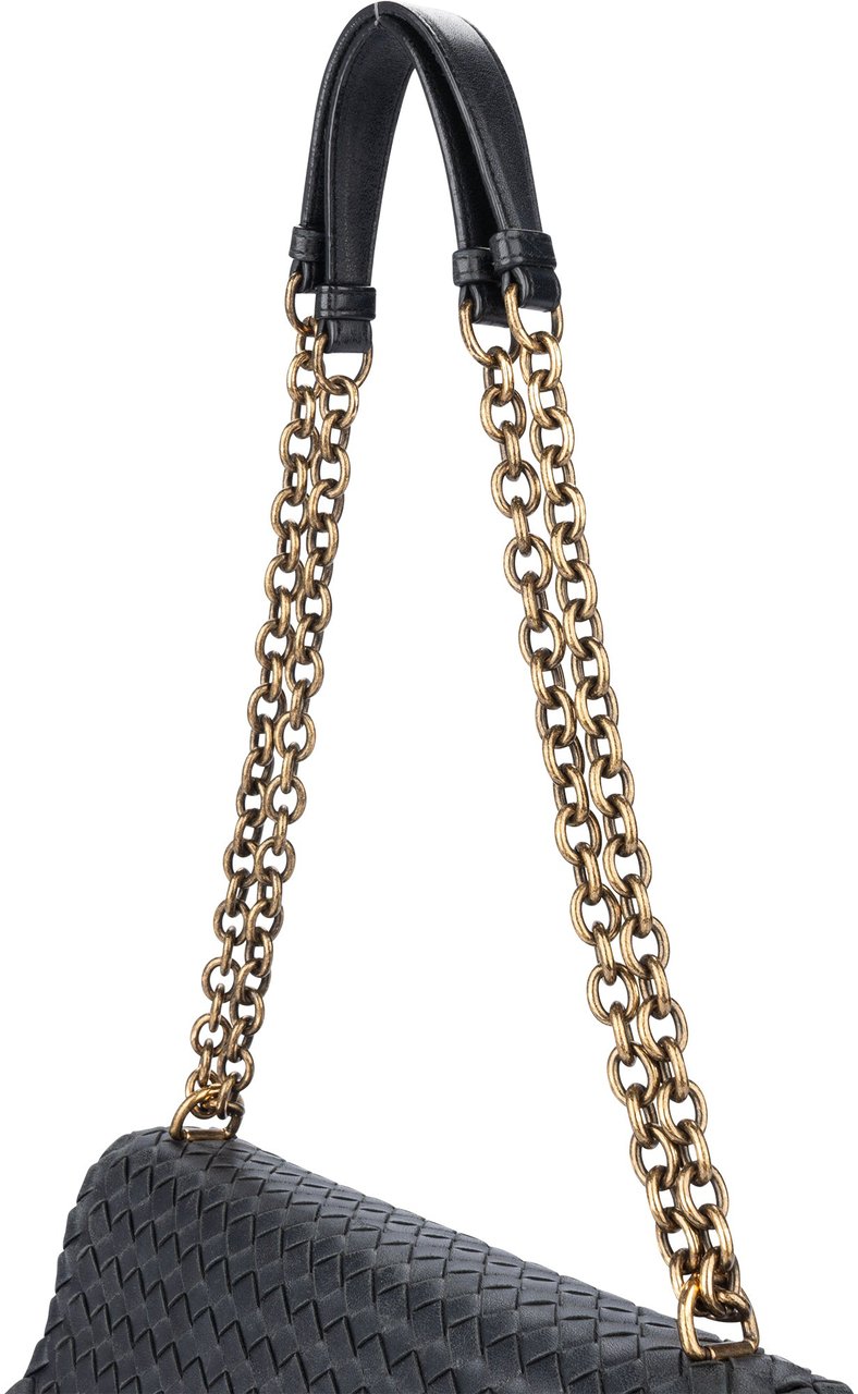Bottega Veneta Bottega Veneta Intrecciato Leather Olympia Crossbody Bag Divers