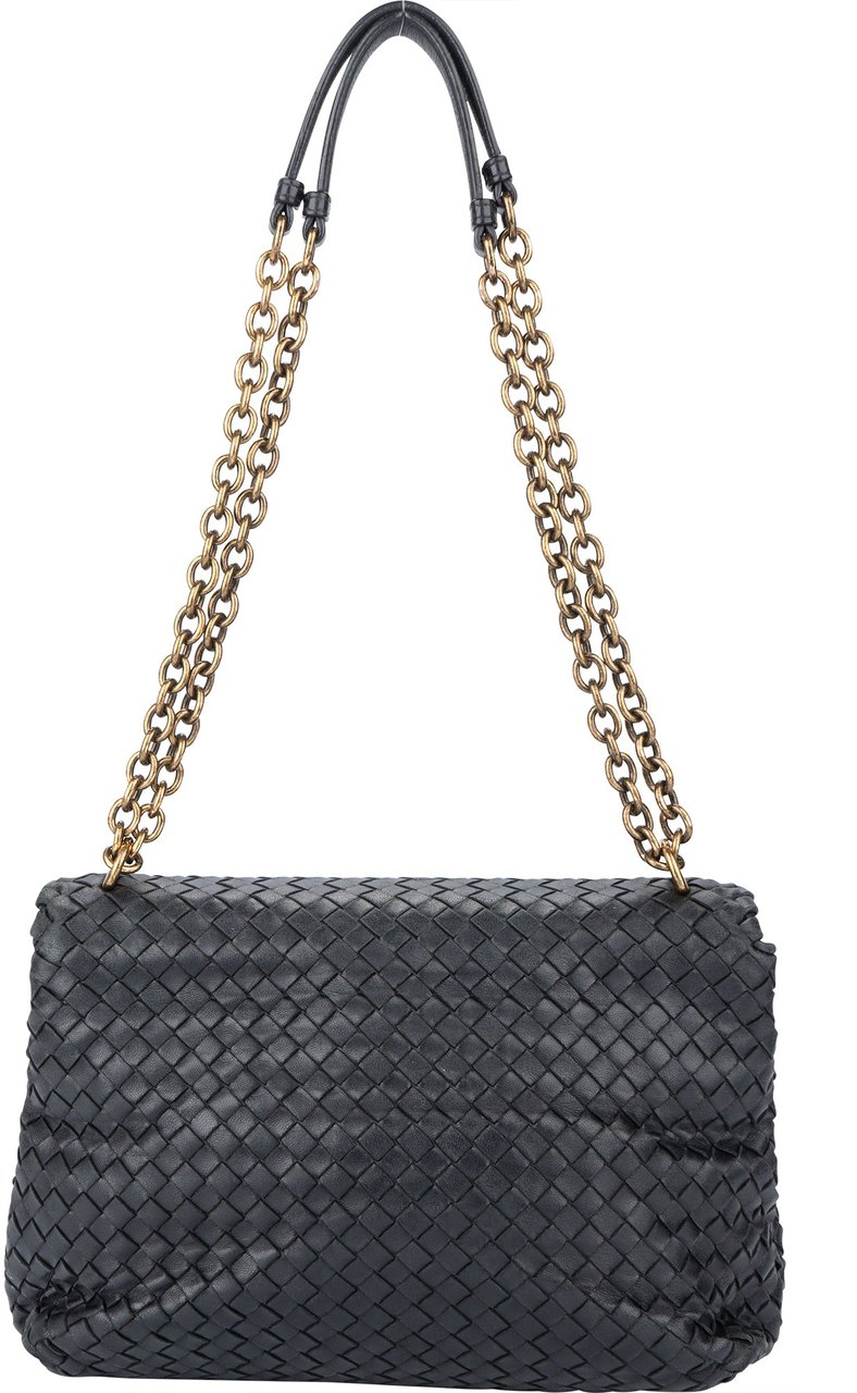 Bottega Veneta Bottega Veneta Intrecciato Leather Olympia Crossbody Bag Divers