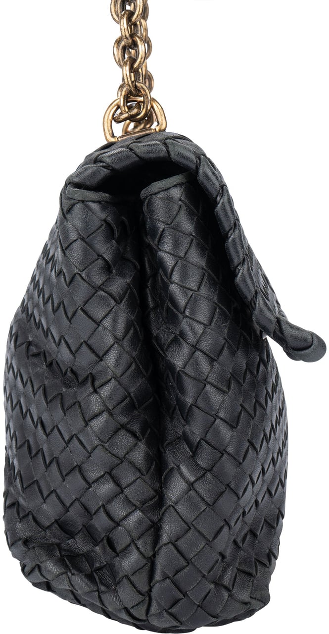 Bottega Veneta Bottega Veneta Intrecciato Leather Olympia Crossbody Bag Divers