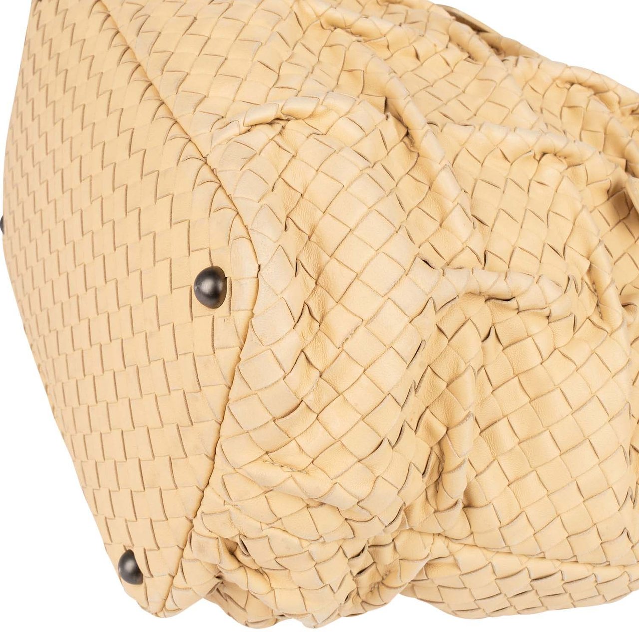 Bottega Veneta Bottega Veneta Intrecciato Nappa Aquilone Handbag Geel