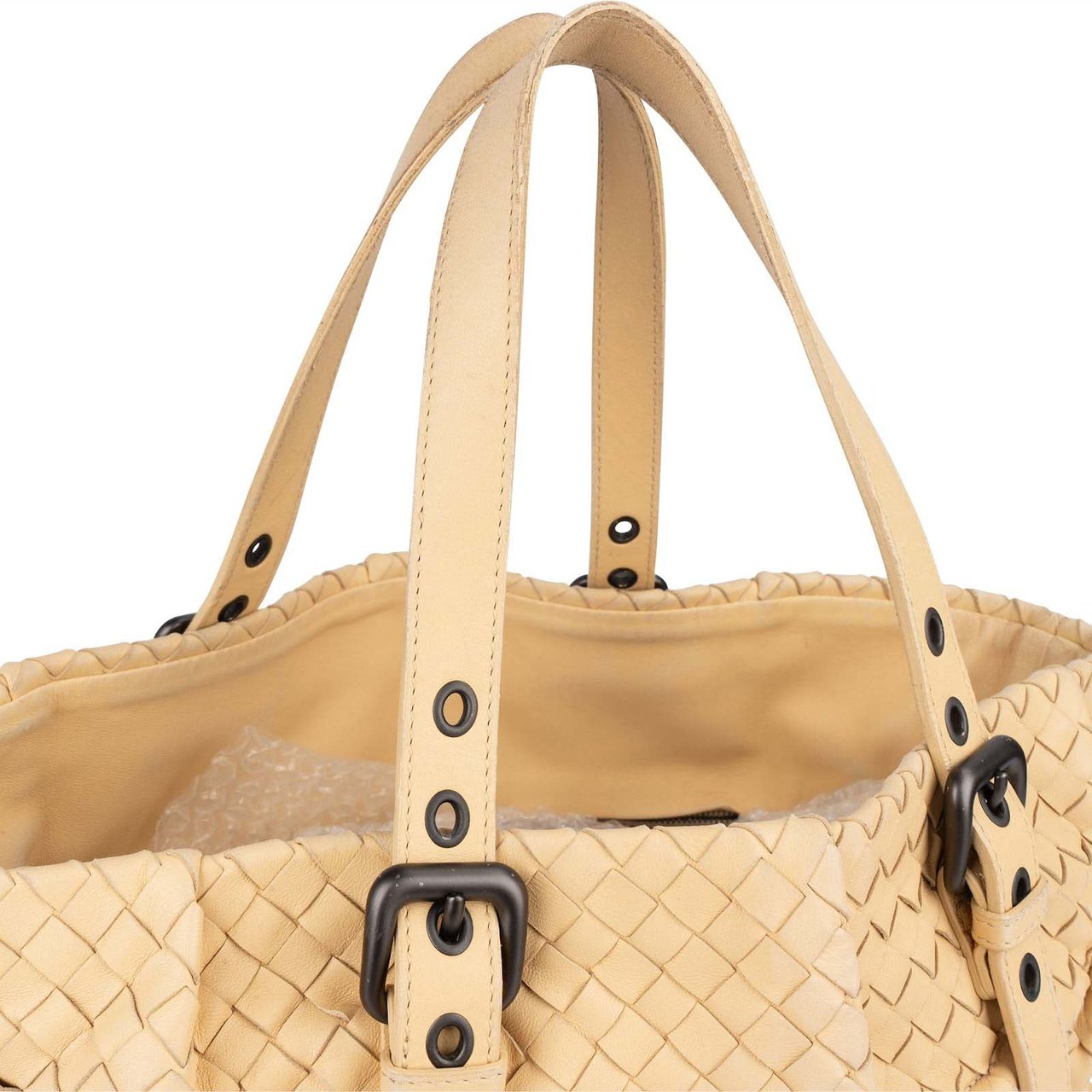 Bottega Veneta Bottega Veneta Intrecciato Nappa Aquilone Handbag Geel