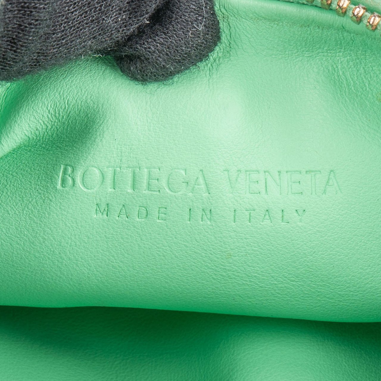 Bottega Veneta Intrecciato Leather Mini Jodie Handbag Lime