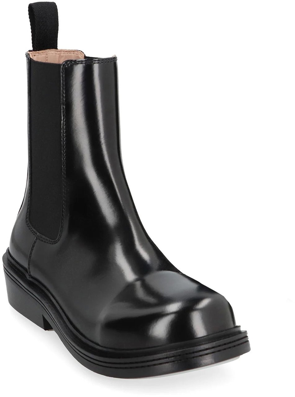 Bottega Veneta Bottega Veneta Fireman Ankle Boots Zwart