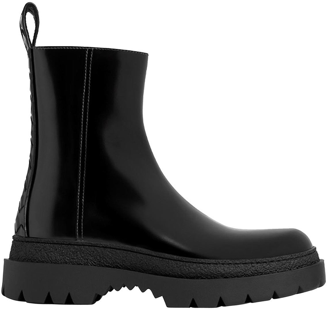 Bottega Veneta Bottega Veneta Highway Leather Boots Zwart