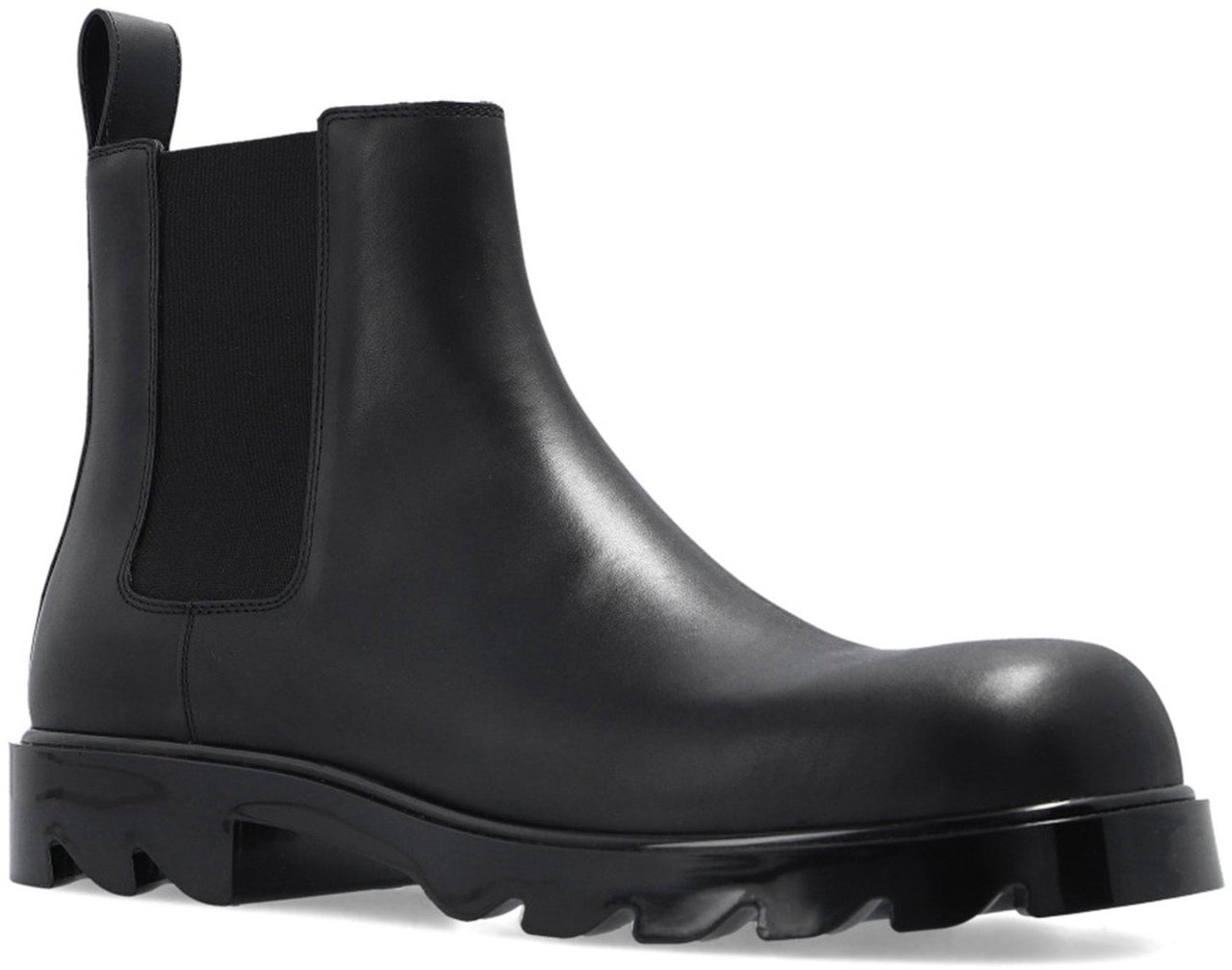 Bottega Veneta Bottega Veneta Leather Ankle Boots Zwart