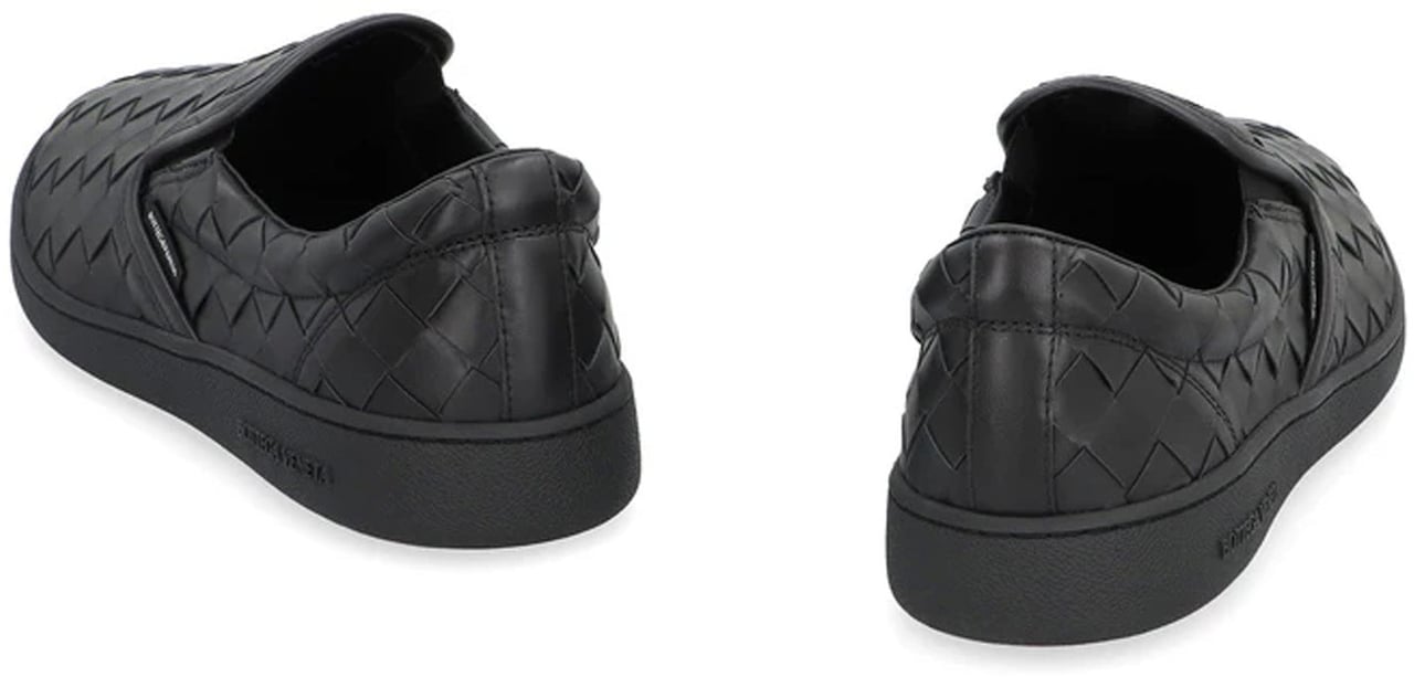 Bottega Veneta Bottega Veneta Sawyer Leather Sneakers Zwart