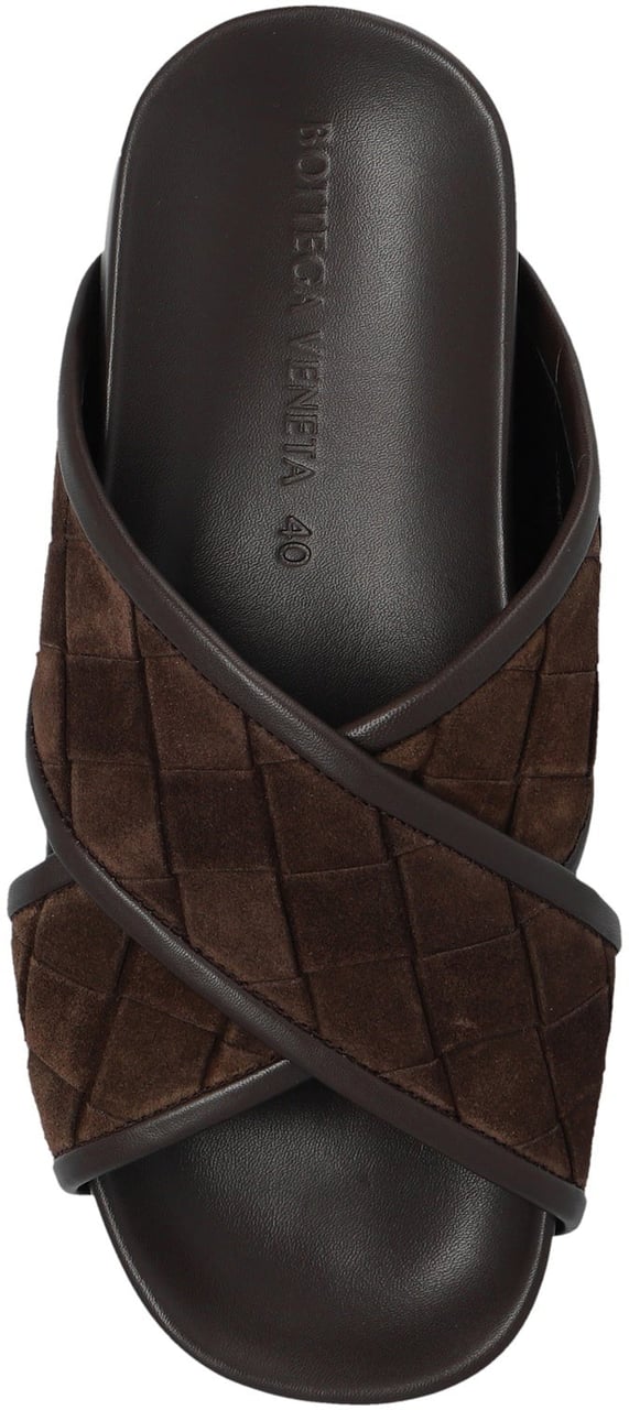 Bottega Veneta Bottega Veneta Tarik Criss Cross Sandal Bruin
