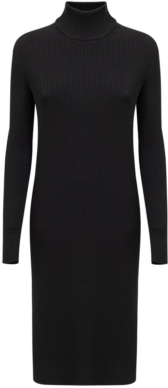 Bottega Veneta Long Dresses Black Zwart