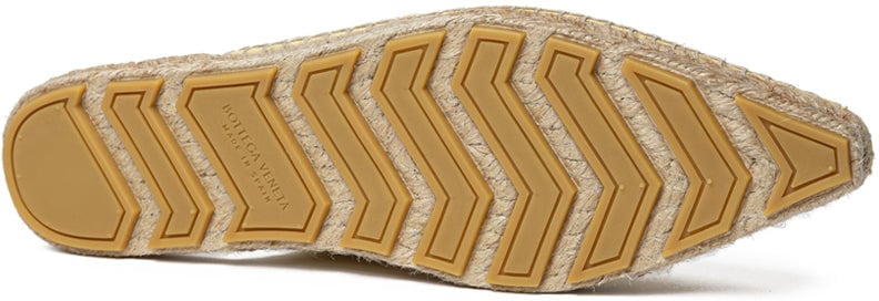 Bottega Veneta Espadrilles Light Yellow Geel