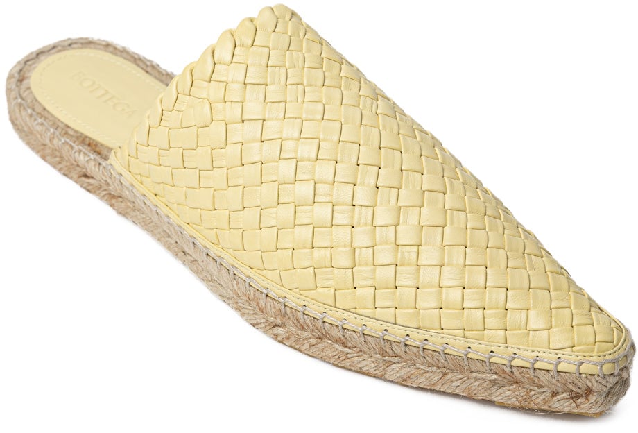 Bottega Veneta Espadrilles Light Yellow Geel