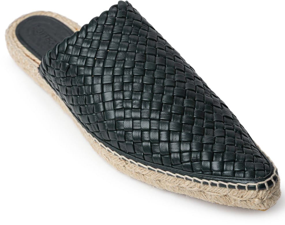 Bottega Veneta Espadrilles Dark Green Groen