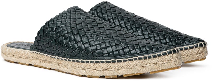 Bottega Veneta Espadrilles Dark Green Groen
