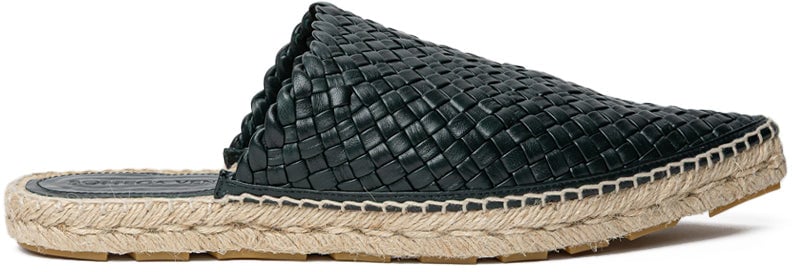 Bottega Veneta Espadrilles Dark Green Groen
