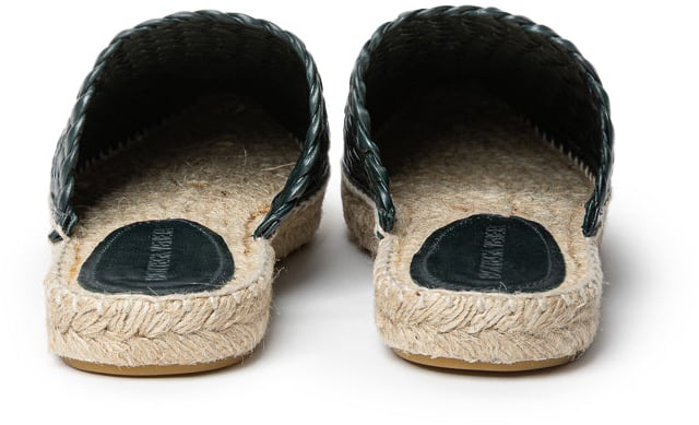 Bottega Veneta Espadrilles Dark Green Groen