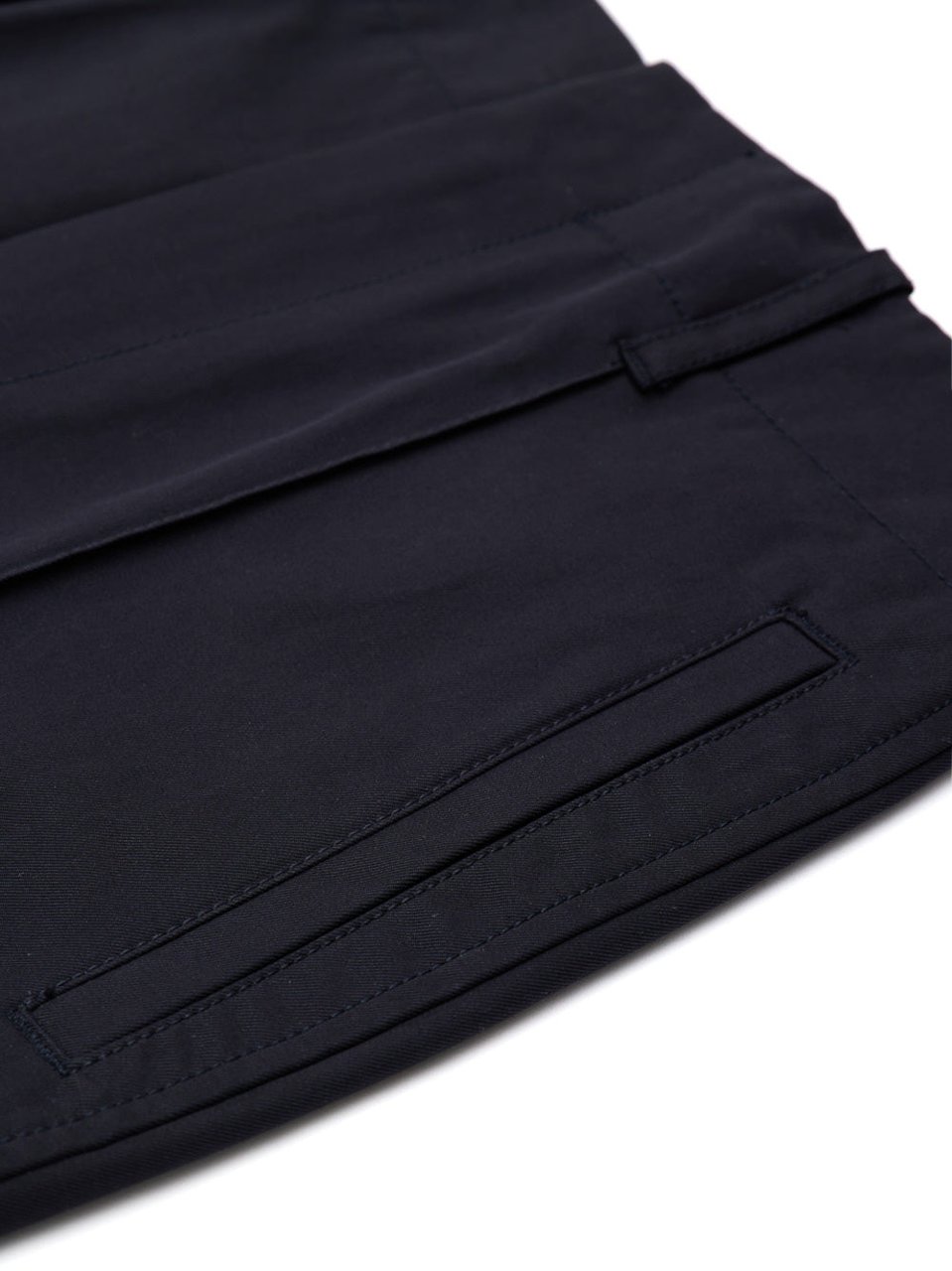 Bottega Veneta Trousers Navy Blue Blauw