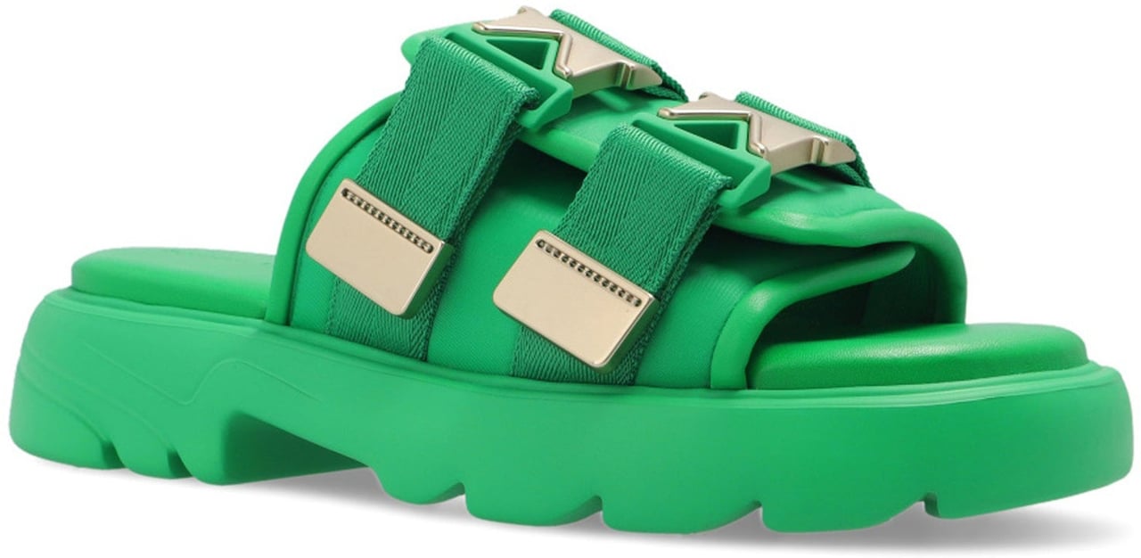 Bottega Veneta Flash Slides Groen