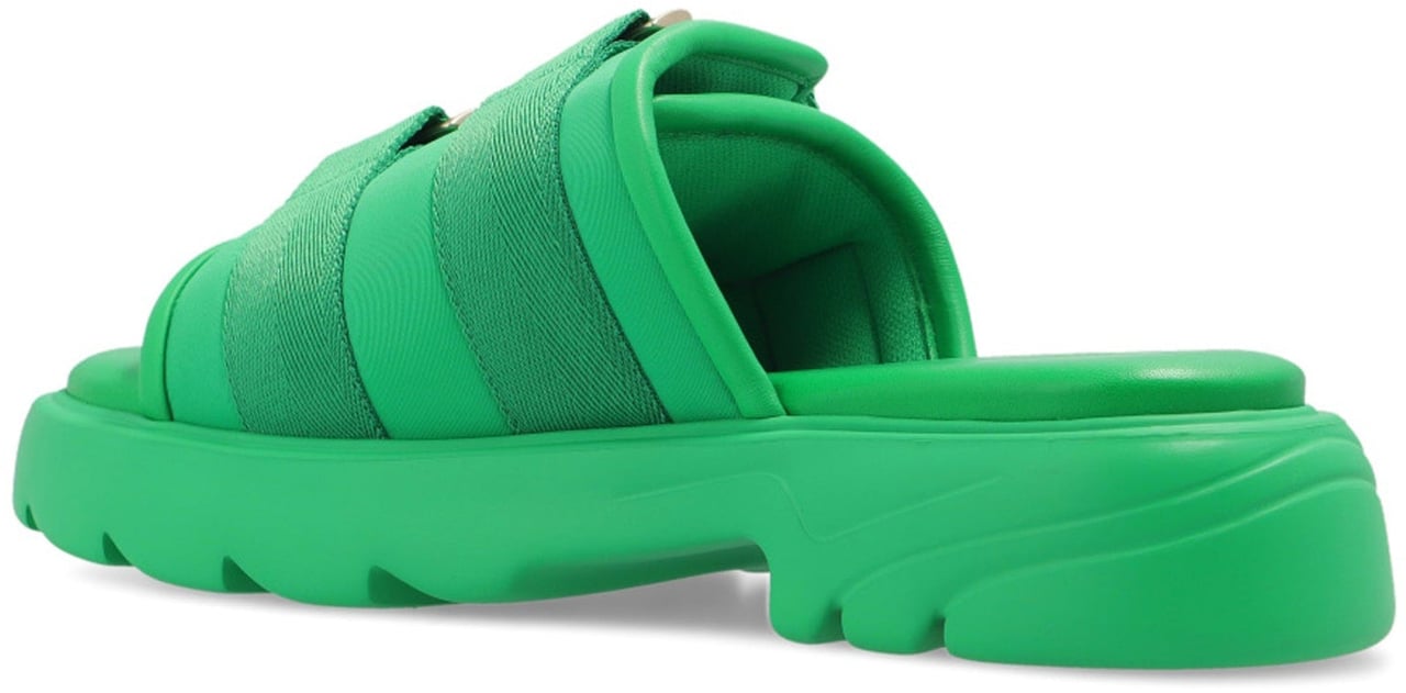 Bottega Veneta Flash Slides Groen