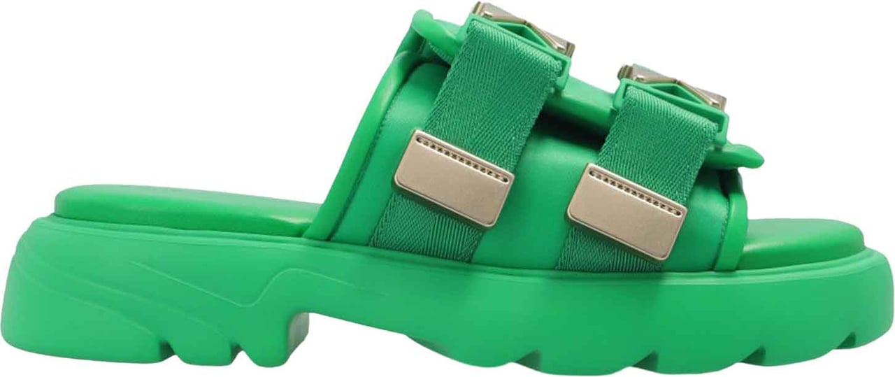 Bottega Veneta Flash Slides Groen