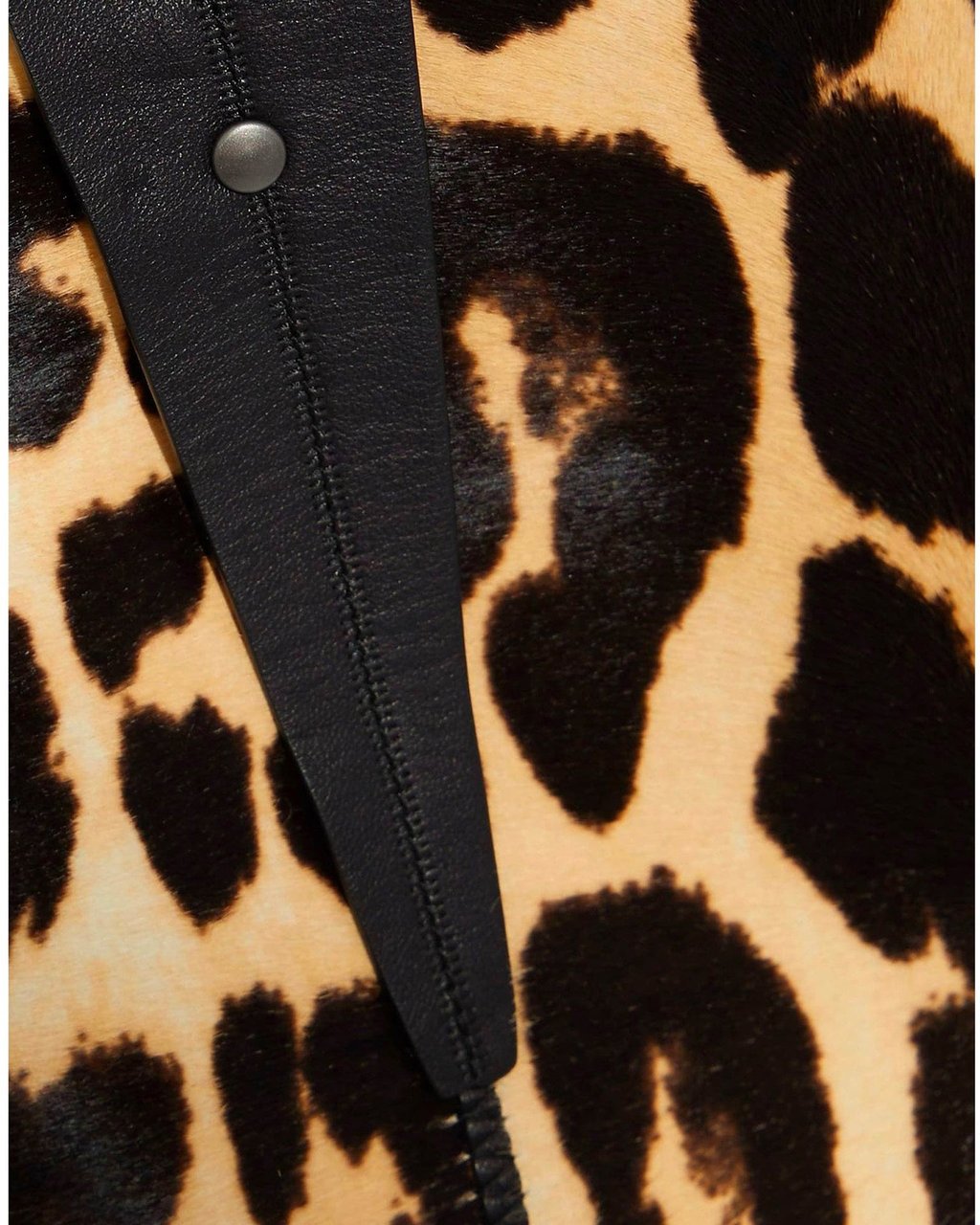 Bottega Veneta Leopard Print Calf Hair Skirt Divers