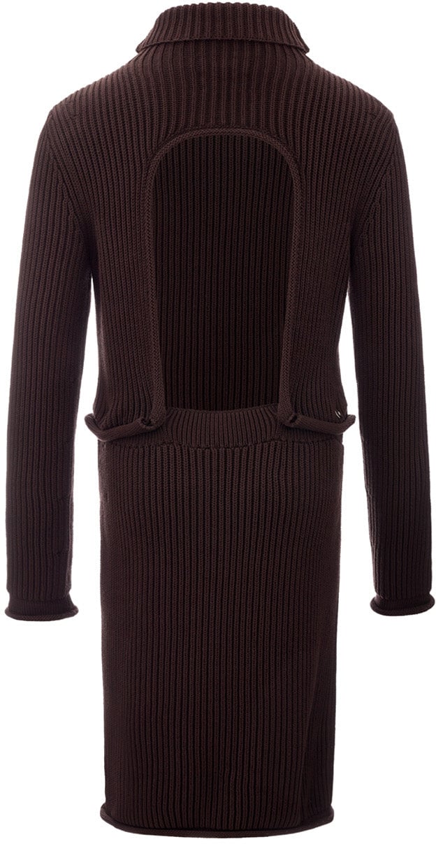 Bottega Veneta Chunky Cotton Ribbed Dress Divers