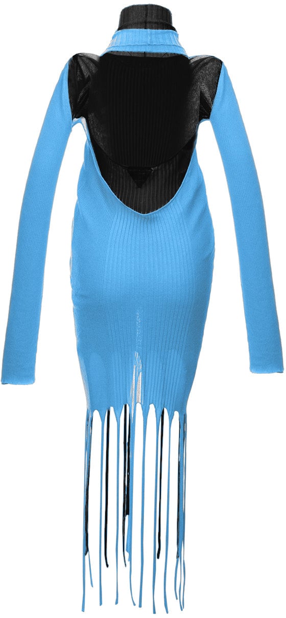 Bottega Veneta Long Dresses Light Blue Divers