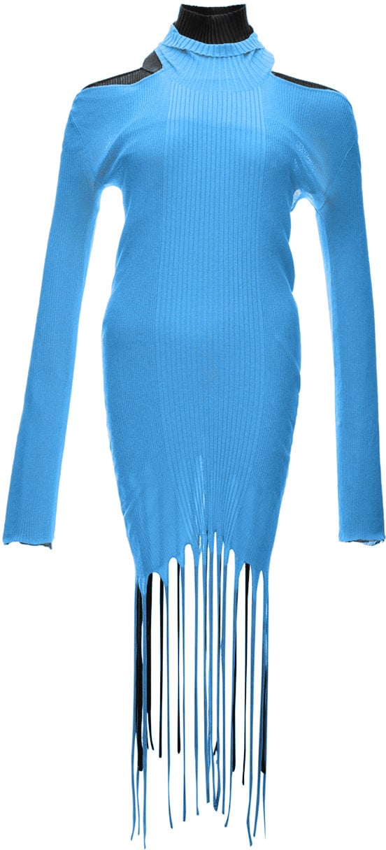 Bottega Veneta Long Dresses Light Blue Divers