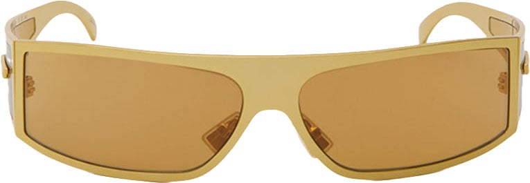Bottega Veneta Sunglasses Gold Divers