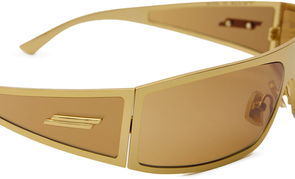 Bottega Veneta Sunglasses Gold Divers