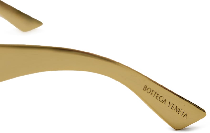Bottega Veneta Sunglasses Gold Divers