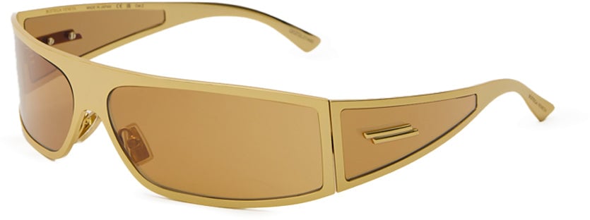 Bottega Veneta Sunglasses Gold Divers
