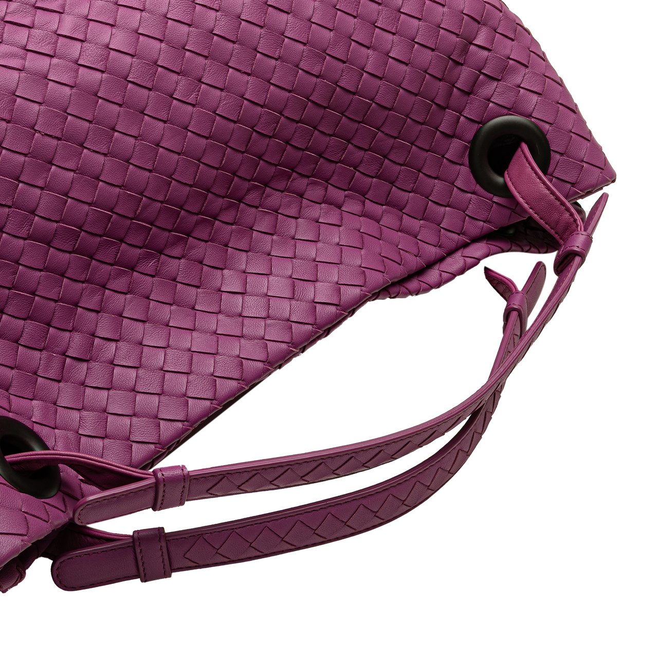 Bottega Veneta Medium Nappa Intrecciato Garda Tote Paars