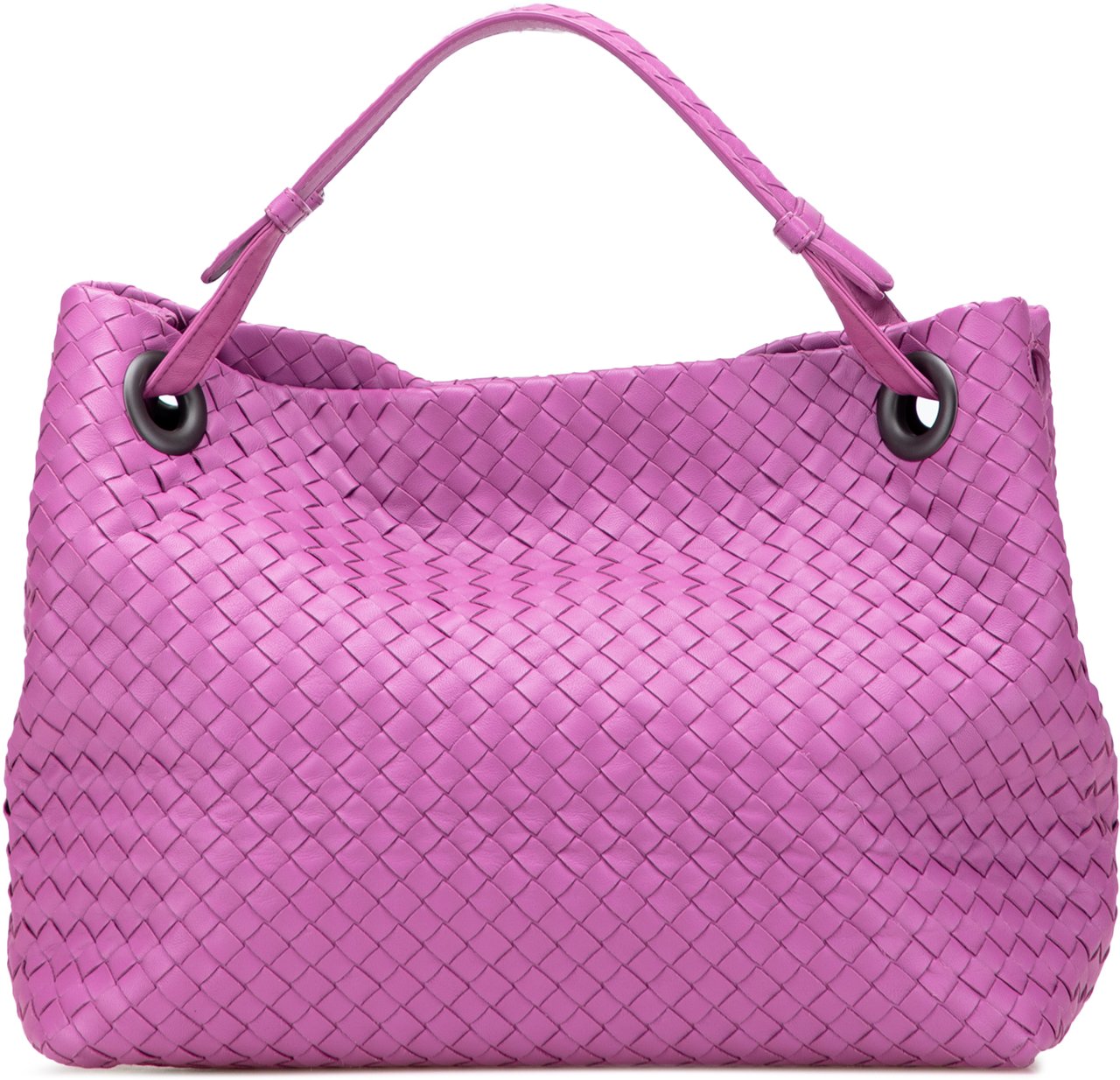 Bottega Veneta Medium Nappa Intrecciato Garda Tote Paars