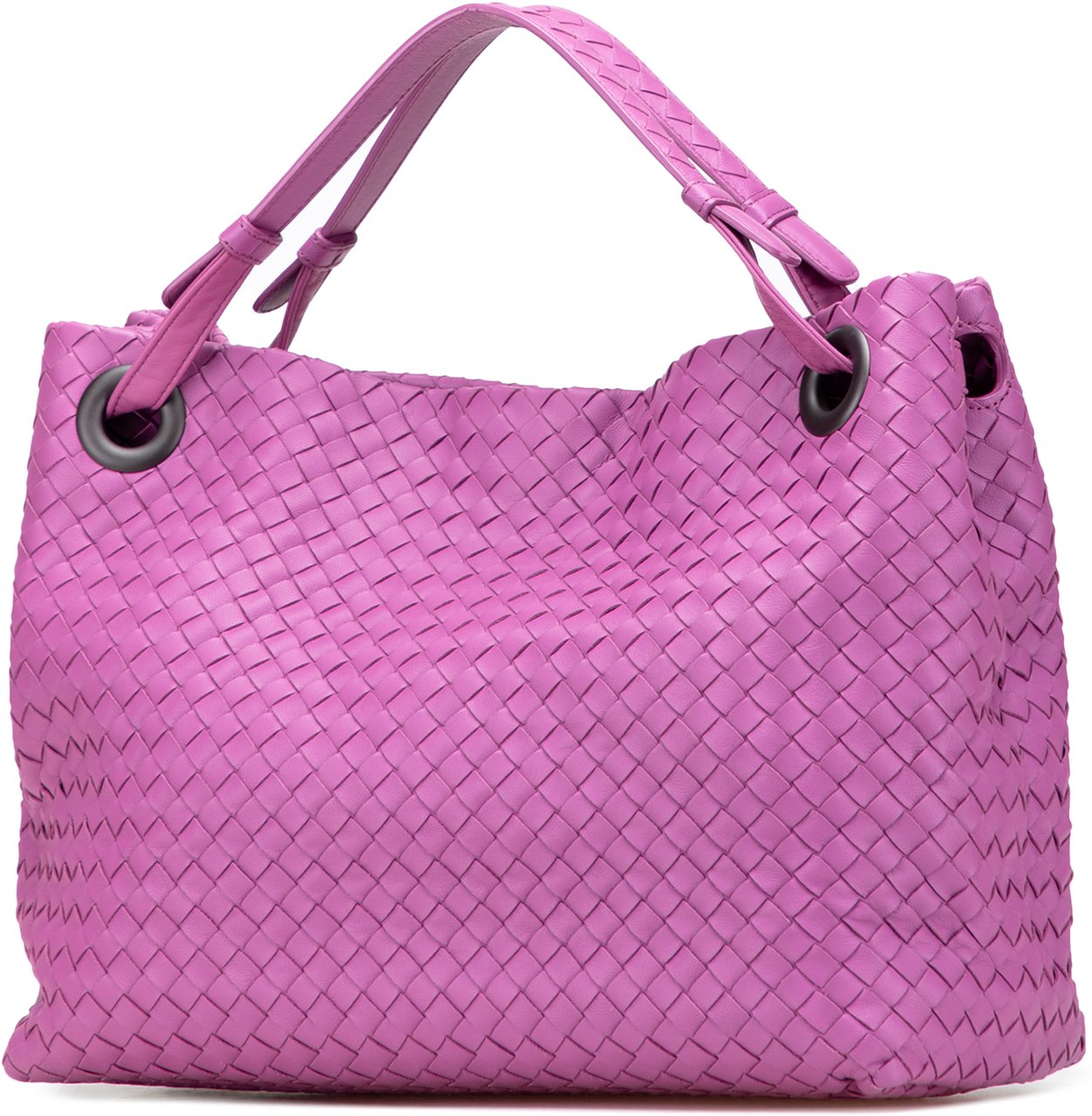 Bottega Veneta Medium Nappa Intrecciato Garda Tote Paars