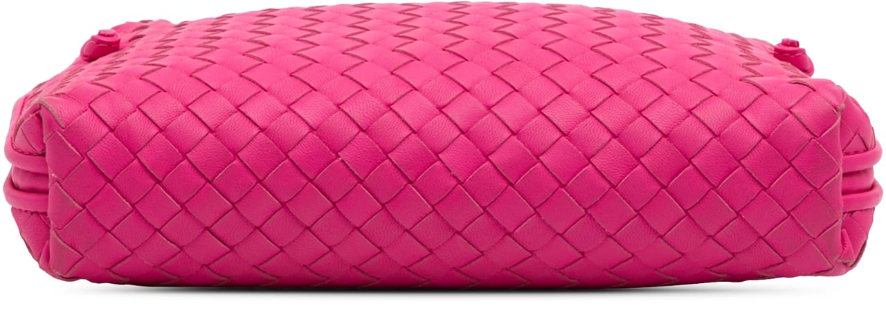 Bottega Veneta Nappa Intrecciato Nodini Crossbody Roze