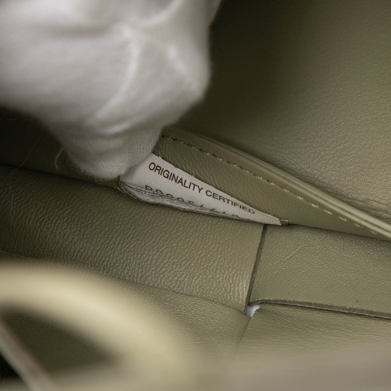 Bottega Veneta Small Nappa Maxi Intrecciato Arco Tote Groen