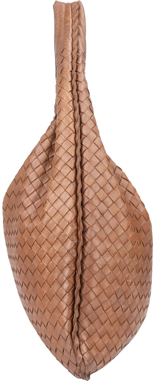 Bottega Veneta Bottege Veneta Brown Intrecciato Big Hobo Bag Bruin