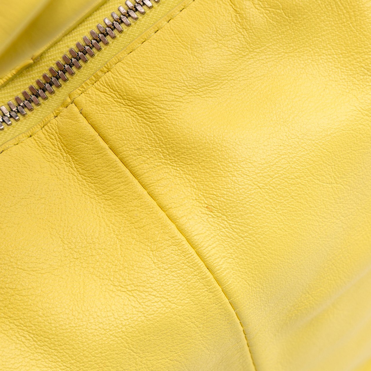 Bottega Veneta Mini Calfskin Double Knot Geel