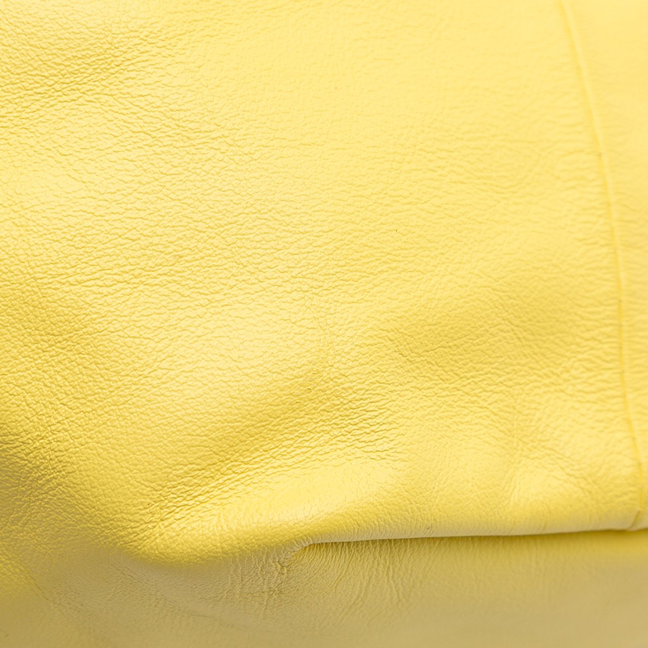 Bottega Veneta Mini Calfskin Double Knot Geel