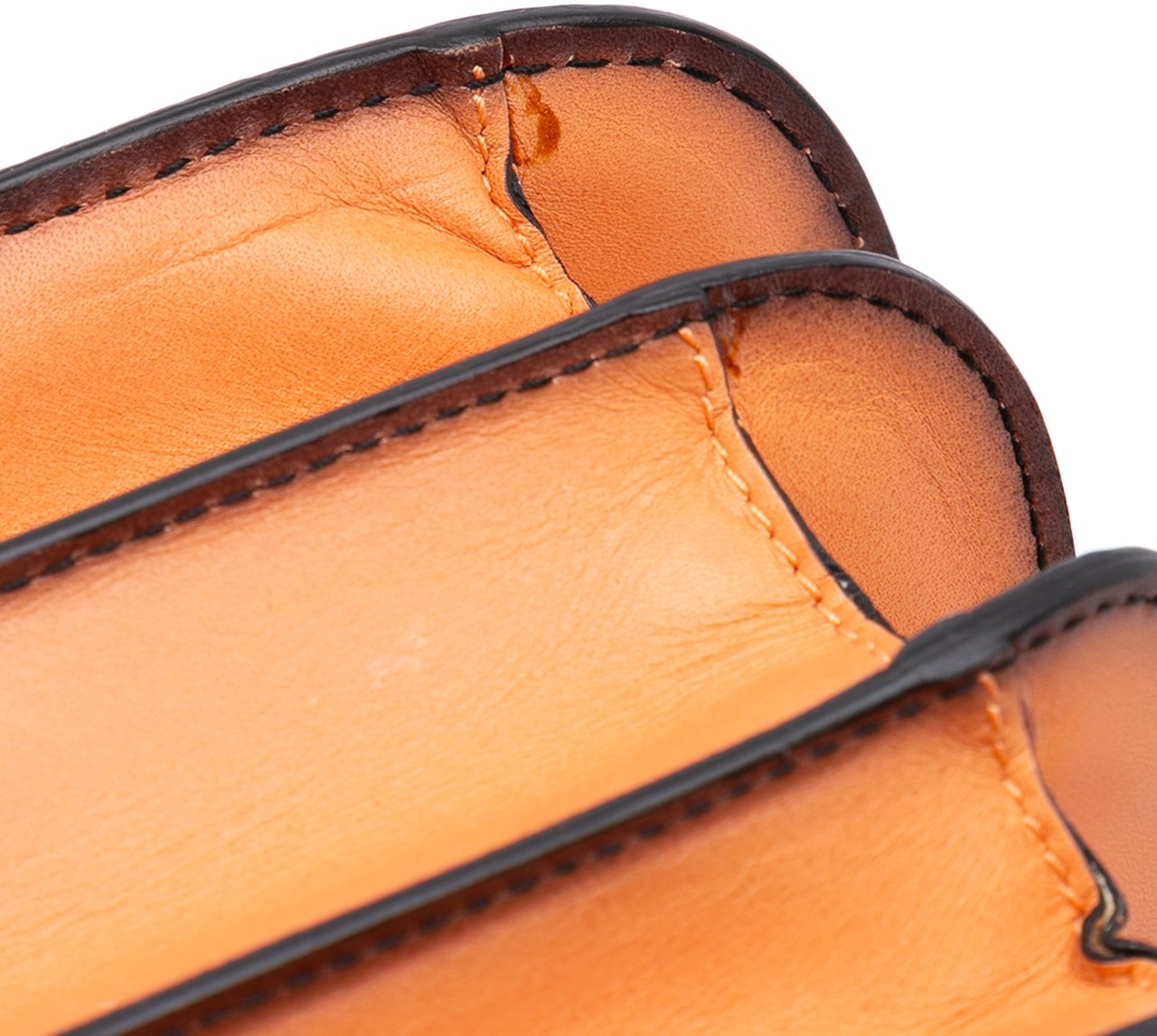 Bottega Veneta Calfskin Intreccio Border Sphere Tote Oranje