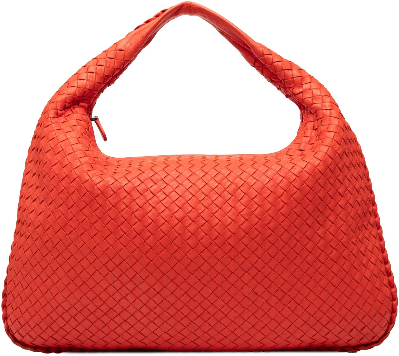 Bottega Veneta Medium Nappa Intrecciato Veneta Hobo Oranje