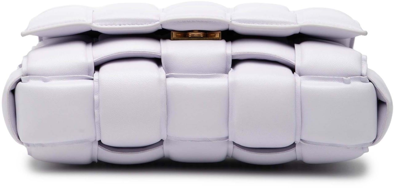 Bottega Veneta Nappa Intrecciato Padded Cassette Crossbody Paars