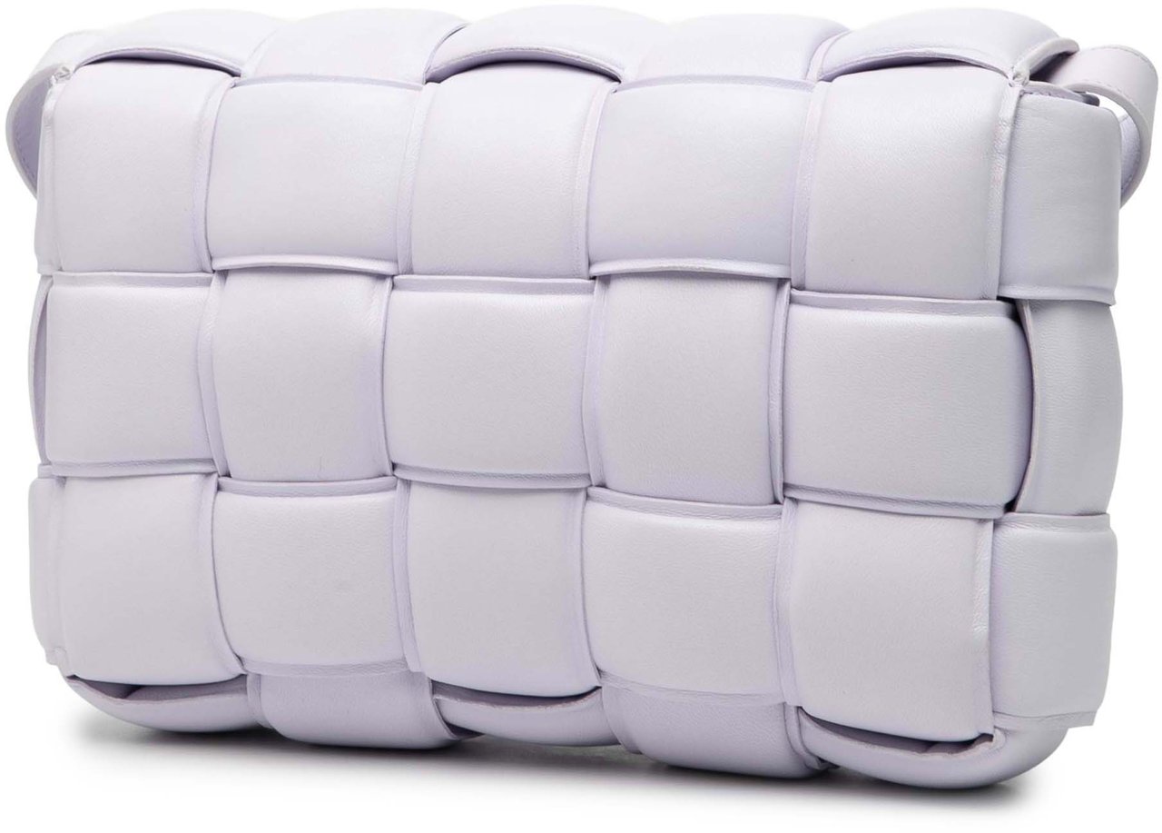 Bottega Veneta Nappa Intrecciato Padded Cassette Crossbody Paars