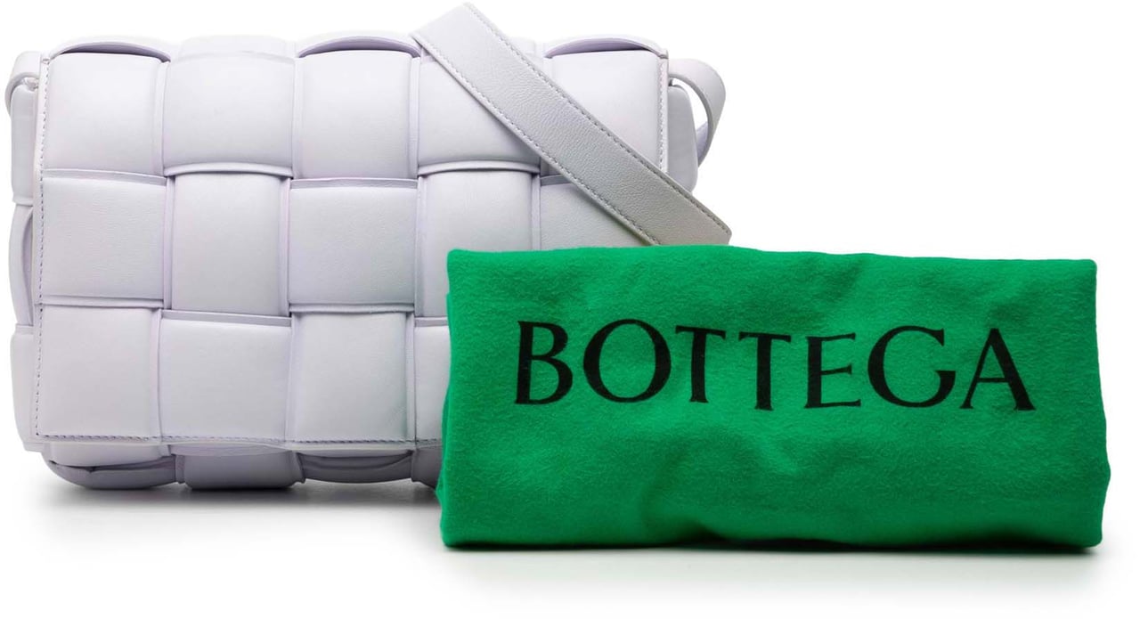 Bottega Veneta Nappa Intrecciato Padded Cassette Crossbody Paars