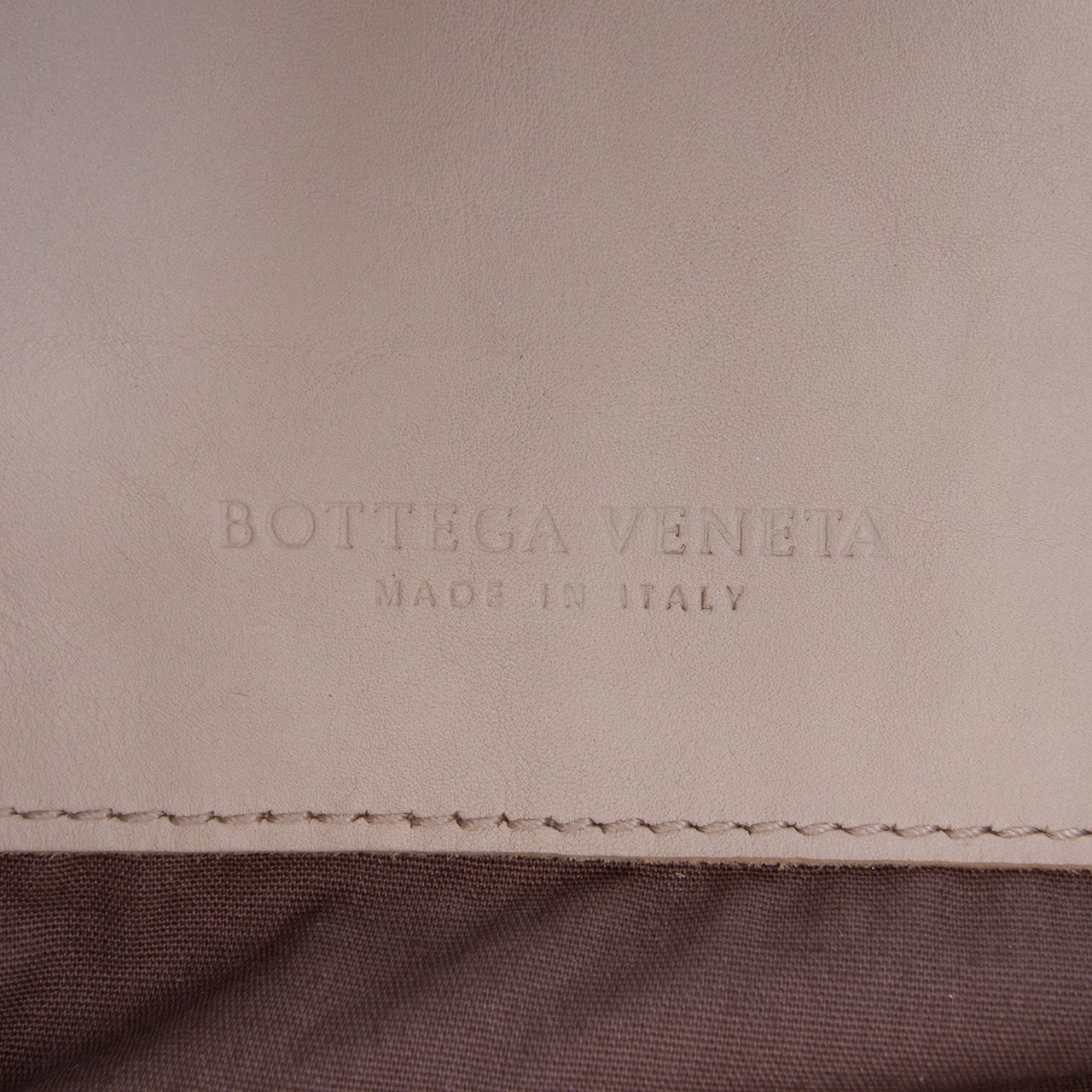 Bottega Veneta Leather Intrecciato Side Zip Tote Bruin