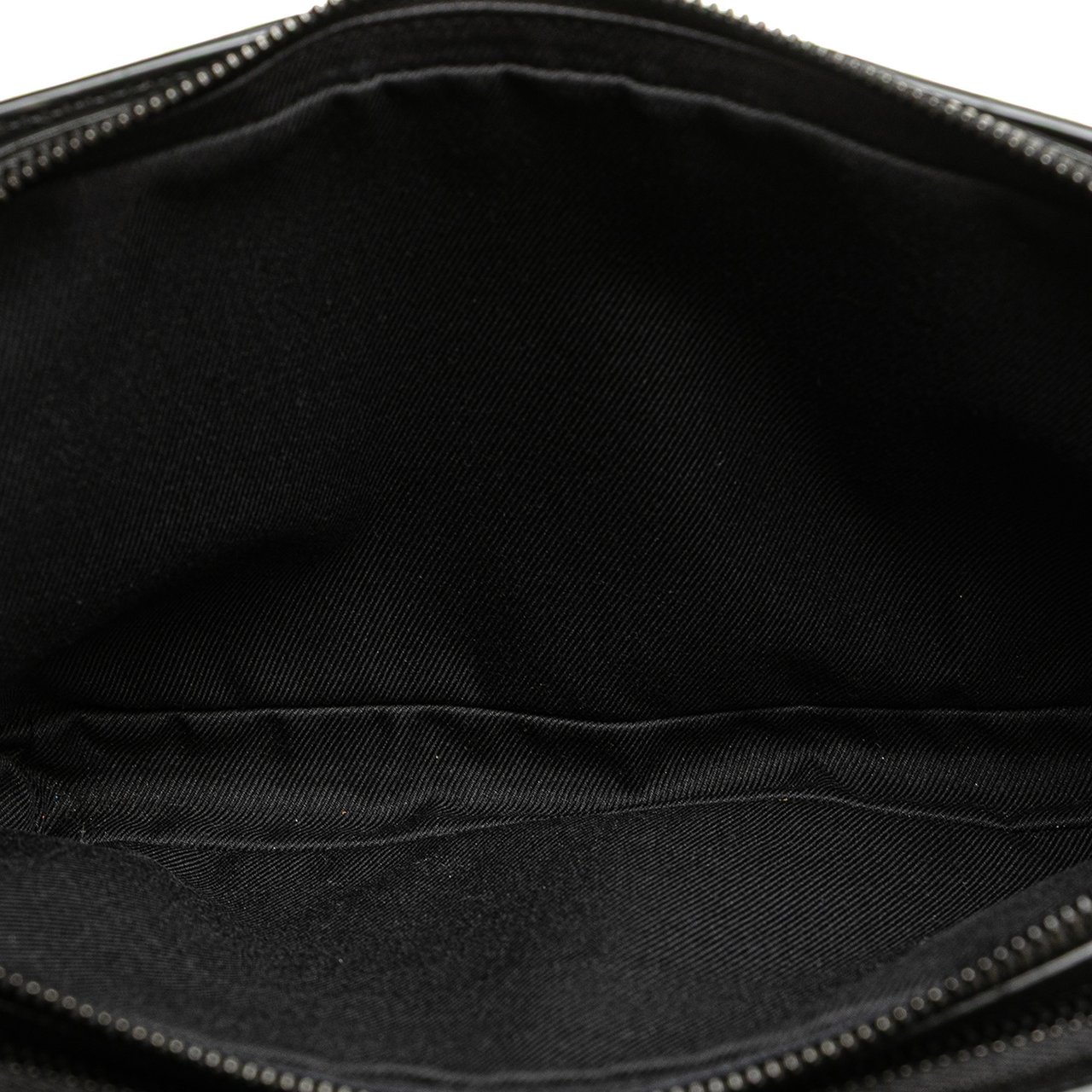 Bottega Veneta Nappa Intrecciato Wristlet Zip Clutch Zwart