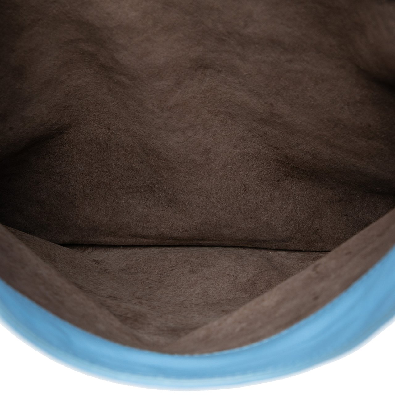 Bottega Veneta Nappa Intrecciato Turn Lock Clutch Blauw