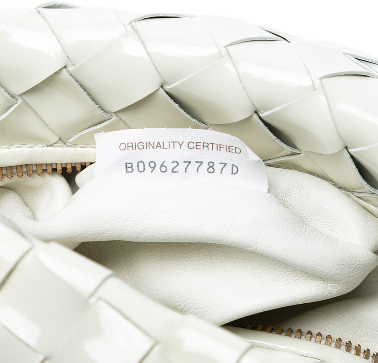 Bottega Veneta Mini Patent Intrecciato Jodie Wit